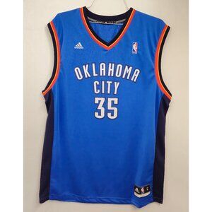 Adidas Basketball Jersey- Kevin Durant #35 Oklahoma City Thunder- Large